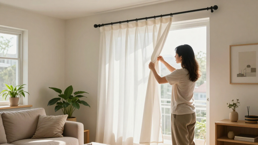 Skip Traditional Window Treatments: This Easy DIY Is Cheaper & Looks 'Bougie On A Budget'