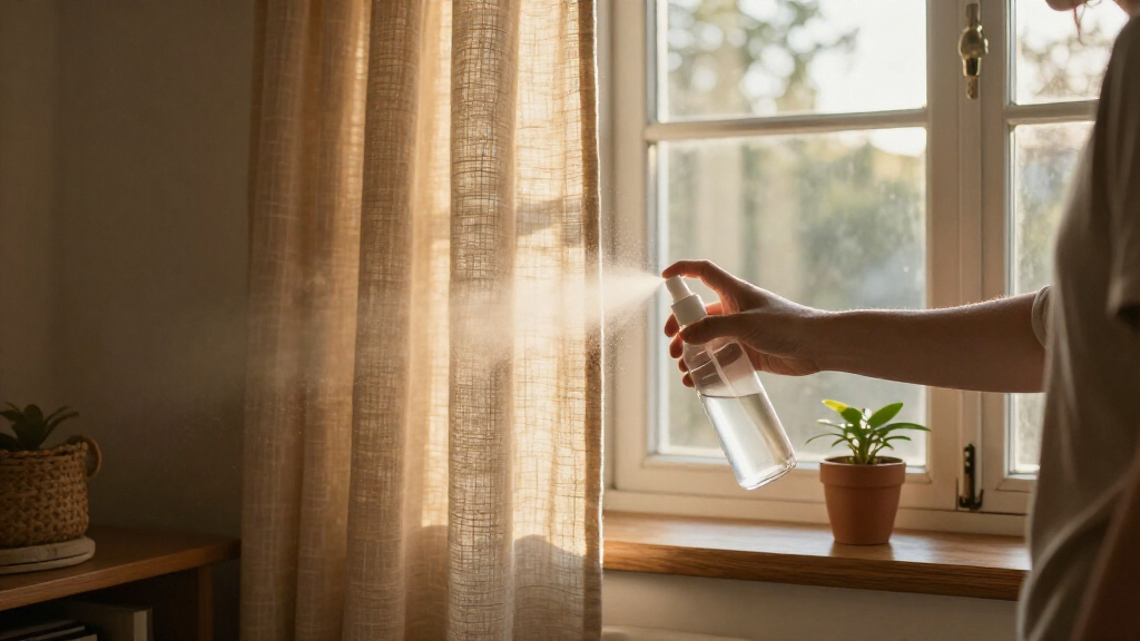 Spraying Diluted Rubbing Alcohol On Curtains: Why It Is Recommended And What It Is For