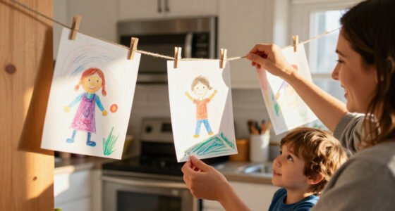 There's A Cuter Way To Display Kids' Artwork Than The Fridge