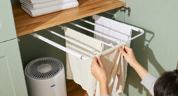 This Laundry Cupboard Hack Is The Smartest Way To Dry Your Clothes This Winter